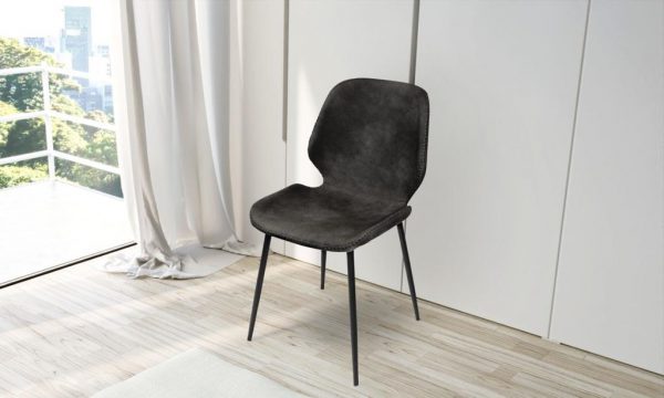 כסא | דגם מוניק | בד דמוי עור | מגוון צבעים
